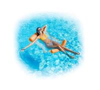 Matelas gonflable - InnovaGoods - Hamac d’Eau Flottant - Individuel - Confortable - Utilisation extérieure