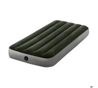 Matelas gonflable - Intex - 1 Place - PVC - Vert - Camping