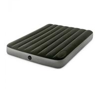 Matelas gonflable - Intex Downy - Lit français - 137x191x25 cm (LxLxH) - Vert - Avec pompe à pied intégrée