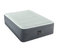 Matelas Gonflable - Intex Premaire I -2 Personnes - 152x203x46 Cm (Bxlxh) - Gris - Avec Motopompe Intégrée Gris
