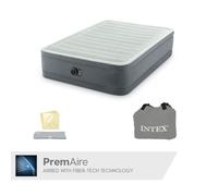 Matelas gonflable Intex - PremAire I - Lit français - 137x191x36 cm - Gris