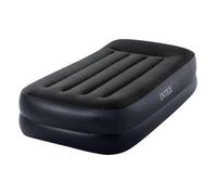 Matelas gonflable - INTEX - Prestige Rest Raised - 1 place - PVC - Bleu - 99x191x42 cm