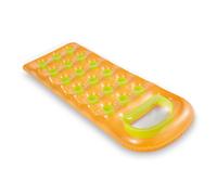 Matelas gonflable INTEX transparent à poches-Orange