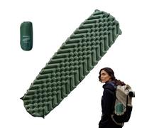 Matelas gonflable, lit d'air individuel, tapis de couchage avec oreiller, camping gonflable Mattrress | Tapis de jeu de manches en plein air | Coussinets confortables