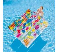 Matelas gonflable luxe décoré 183 x 69 cm Multicolore G