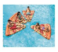 Matelas gonflable Part de Pizza - INTEX - Dimensions 175 x 145 cm - PVC - Mixte - Garantie 2 ans