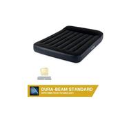 Intex Camping Durabeam Matelas Gonflable Classique pour lit Double Noir 1,37 x 1,1 x 25 cm