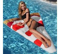 Matelas gonflable Pizza Couleur Unique G