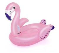 Bouée gonflable chevauchable flamant rose