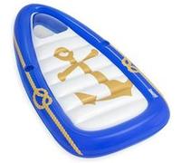 Matelas gonflable plage piscine Bestway Nautical paradise boat Bleu moyen Taille : Unique Bleu moyen G