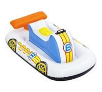 Bestway Flotteur gonflable Sports Car Ride-On pour enfants avec poignées – Blanc Taille unique