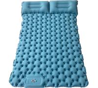 Matelas gonflable, portable, étanche, bleu paon