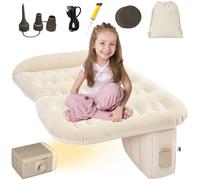 Matelas gonflable portable pour siège arrière de SUV et camion avec pompe électrique sans fil - Idéal pour le camping et le voyage Confort