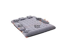 Matelas gonflable pour camion, lit de camping gonflable, pompe à air 12V, 2 coussins, convient aux lits de camion de 55-58 ft, 6-6,5ft