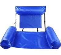 Matelas gonflable pour piscine, Fauteuil gonflable, Chaise à eau avec dossier et accoudoirs, Siège de natation, Siège de piscine, Chaise de relaxation à eau - AQUASEAT