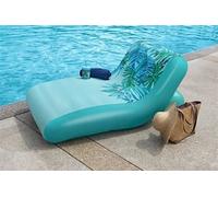 Matelas gonflable pour piscine Vert 1.76m x 1.07m