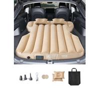 VEVOR Matelas gonflable pour voiture, lit gonflable camping épais et floqué, matelas de couchage voyage portable et durable avec pompe intégrée, 2 oreillers, pour Tesla Model Y (2020-2024), beige