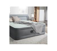 Intex Pools Lit gonflable PremAire Queen Size 152x203x46 cm, blanc/gris (93770)