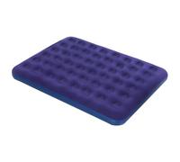 Matelas gonflable Queen Size avec pompe intégrée, surface floquée gonflable, résistant aux perforations, lit d'appoint double gonflable, pour la maison ou le camping