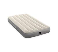 Matelas Gonflable Single-High Fiber Tech 1 Place - Intex Blanc