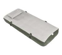 Matelas gonflable Lit de camp Vert foncé 191x76x22 cm Pliable avec oreiller intégré