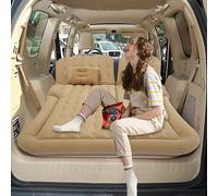 Matelas gonflable SUV avec pompe à air électrique et 2 coussins, 174 x 126 cm, matelas de voiture, lit de voiture, universel, amovible, pour voyage, camping, activité de plein air