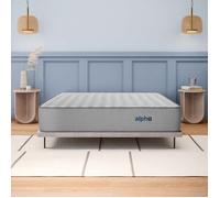 Matelas haut de gamme ALPHA 140x190 cm - Ressorts ensachés et mousse à mémoire de forme - Confort mi-ferme