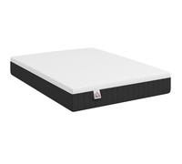 Matelas - HOMCOM - ressorts ensachés - 7 zones - fermeté moyenne - mousse à mémoire de forme - 140x190x25cm - gris et blanc