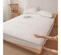 Matelas Housse Protection Matelas Matelasse Protège Matelas Alèse Couvre Ultra Doux Silencieux Résistant aux Lavages Drap Housse Résiste Aux Taches, Anti-Allergique