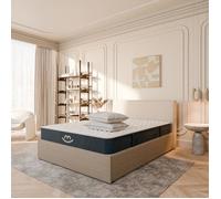 Matelas hybride 160x200cm épais 22cm et oreillers moelleux 60x60cm