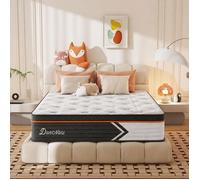 Matelas Hybride 90x190 | Mémoire de Forme + Ressorts Ensachés | 28cm Ép| Oeko-TEX® |Respirant & Doux pour la Peau | Support Parfait