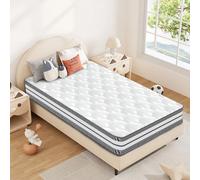 Matelas Hybride 90x200 | Mémoire de Forme + Ressorts Ensachés | 26cm Épaisseur | Respirant & Doux pour la Peau | Support Parfait FERMETÉ H3 : Conçu à l'aide des meilleurs matériaux et de technologies 