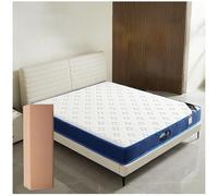 Matelas hybride dans une boîte extra long (180 x 200 cm) avec ressorts ensachés individuels et mousse à mémoire de forme respirante, idéal pour les dortoirs universitaires, 20 cm d'épaisseur