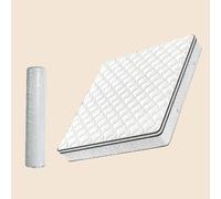 Matelas hybride de 22 cm d'épaisseur en mousse et ressorts pour soulager la pression, parfait pour les chambres d'hôtes, 200 x 200 cm, solution de sommeil confortable