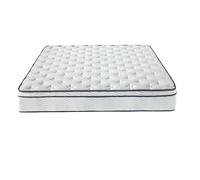 Matelas hybride en mousse à mémoire de forme, fermeté moyenne, 20 cm, design à ressorts indépendants, soulagement de la pression, sommeil confortable, 135 x 200 cm, matelas emballé pour une