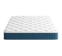 Matelas hybride king size en mousse haute densité de 15 cm avec ressorts ensachés pour un confort ultime 140 x 200 cm - Parfait pour les lits king size.