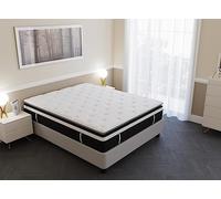 Matelas Hybride mémoire de Forme 160 x 200 cm épaisseur 35 cm - Cloudy
