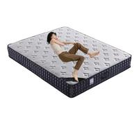 Matelas hybride, mousse à mémoire de forme et ressorts intérieurs, soutien ferme moyen, respirant, isolation des mouvements, 25 cm d'épaisseur, soulagement des douleurs dorsales, 110 x 190 cm