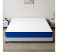 Matelas hybride pour lit double dans une boîte - Mousse à mémoire de forme en peluche et ressorts ensachés pour un soutien ultime - Housse hypoallergénique de 24 cm d'épaisseur 120 x 200 cm