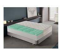 Matelas Ibiza 140x200 cm mémoire de forme avec 9 zones de confort épaisseur 25 cm