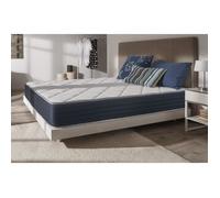 NATURALEX - Matelas Ideal-Visco 160x200-24 cm - Soutien Mousse à mémoire de Forme - Accueil Blue Latex - Confort Mi-Ferme - Respirant - 7 Zones - Réversible - Hypoallergénique - Fabriqué en Europe