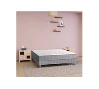 Matelas 140 x 190 SIMMONS - Hauteur 23 cm - Ressorts ensachés - Suspension Sensoft - No Flip - Fabriqué en France - SW1