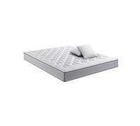 Matelas INITIAL 160x200 ressorts ensachés H23 ferme avec 2 oreillers 60x60