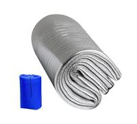 Matelas isolant de camping - 200 x 200 cm - Feuille d'aluminium respirante | Tapis isolant pour pique-nique, voyage, randonnée, pique-nique