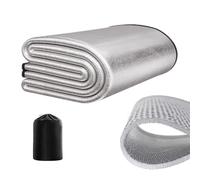 Matelas isolant en aluminium - Matelas isolant double face - Pliable - Tapis de sol - Matelas thermique pour matelas en film d'aluminium - Ultra léger
