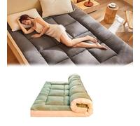 Matelas japonais doux portable épais enroulable pour dortoir, camping, voiture 90 x 190 cm