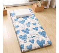 Matelas japonais futon épais tapis de sol portable doux pliable enroulable double matelas simple idéal pour le camping, canapé, lit, chambre à coucher (couleur : taille B)