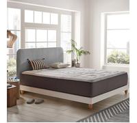 COSMOS - Matelas Jupiter 140x190-30 cm très épais - Accueil Mousse Mémoire de Ferme + Blue Latex - Confort Ferme - Réversible - Soutien 7 Zones - Couchage Indépendant - Fabrication Européenne