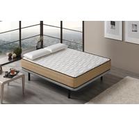 Matelas Kalinka en bambou et deux oreillers 60 x 40 : 90 x 190 cm