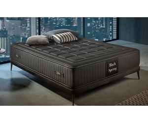 Matelas King noir de 30 cm : 140 x 190 cm